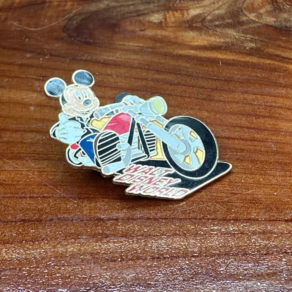 Walt Disney World Mickey Mouse Driving Motorcycle 2003 Collectible Trading Pin